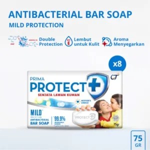 Prima sabun batang mild protect 75 gram  isi 3 75g