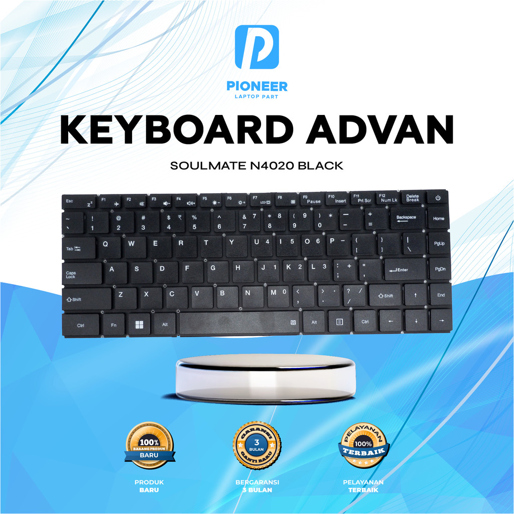 Keyboard Advan Soulmate N4020 Black