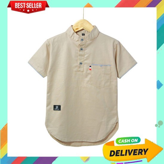 Baju Muslim Anak Laki-Laki Model Terbaru 2026 Baju Koko Anak Bahan Adem Dan Ringan Baju Koko Kurta A