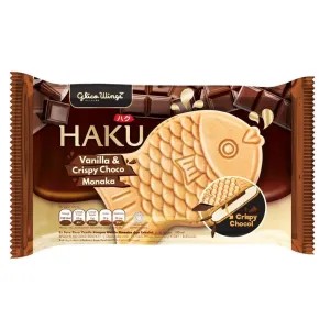Ice Cream Haku Cokelat & Vanilla (Glico)
