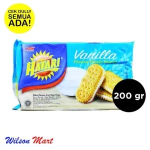 Hatari Cream Biskuit Vanila 200Gr