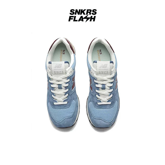 NEW BALANCE 574 Shoreline Blue Stillwater Sepatu Sneakers Unisex - U574SPR - Size 42.5