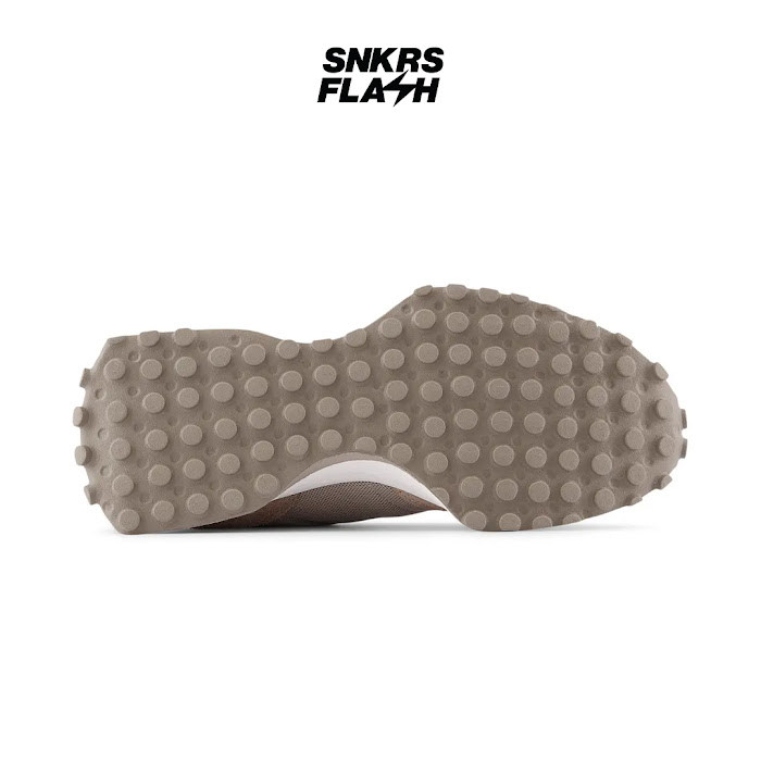 NEW BALANCE 327 Mink Brown Nylon Sepatu Sneakers Pria - U327LNC - Size 43