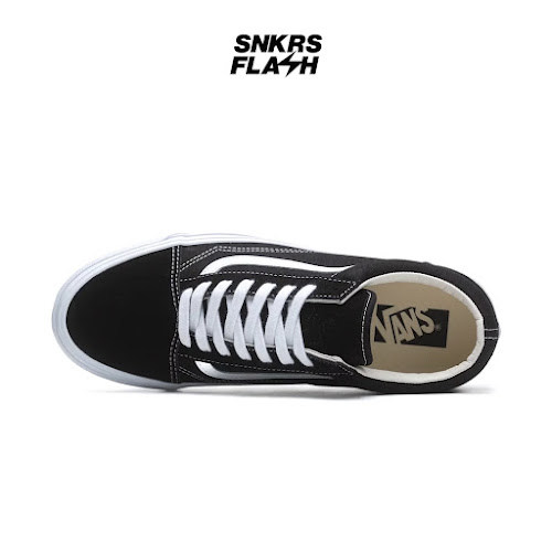 VANS Old Skool 36 Lx Black White Sepatu Sneakers Unisex - VN000CQDBA2