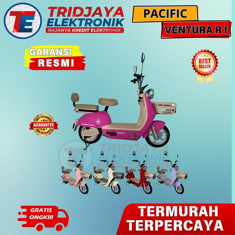 Sepeda Listrik Anak Dewasa Pacific Ventura R1 Termurah Garansi Resmi Terlaris