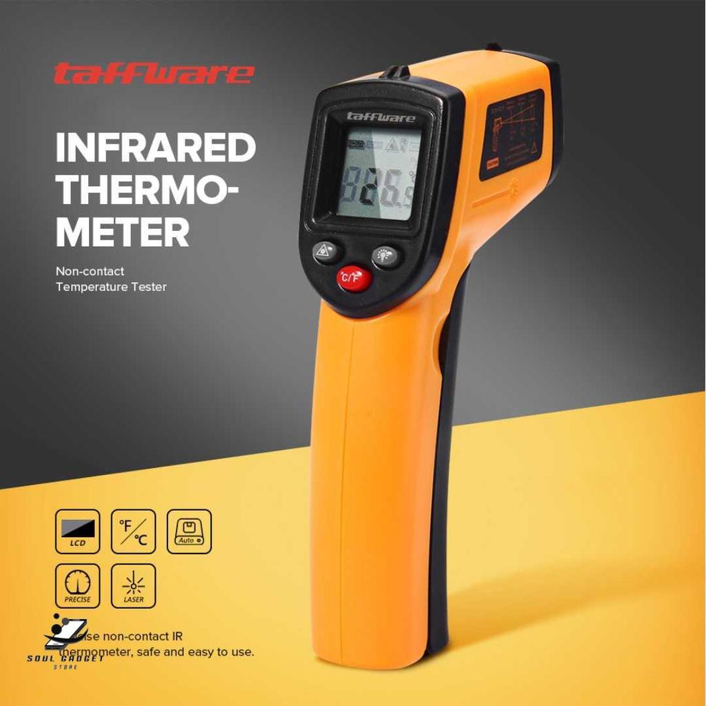 Taffware Thermogun Thermometer Industrial Laser Infrared NonContact - GM320 (CX6000 Series)