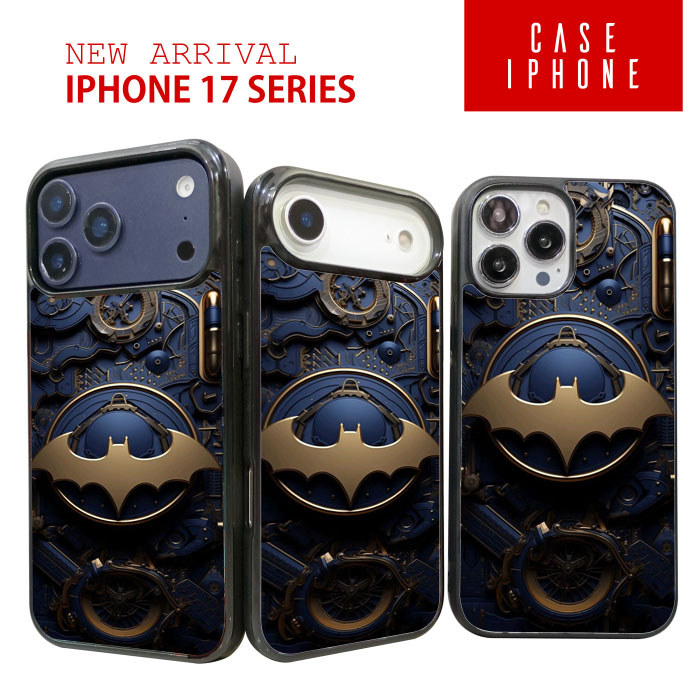 Case Casing TPU iPhone 17 16 15 14 13 12 11 XR XS Mini Plus Pro Max Air Batman RK294 Hybrid Case Rub