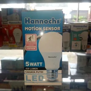 Lampu Sensor Hannoch LED 5 watt