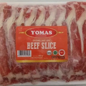 Yomas Beef Slice 500g