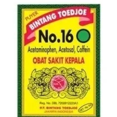 Puyer 16 Obat Sakit Kepala