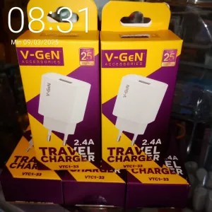Travel charger/kepala casan V-GeN