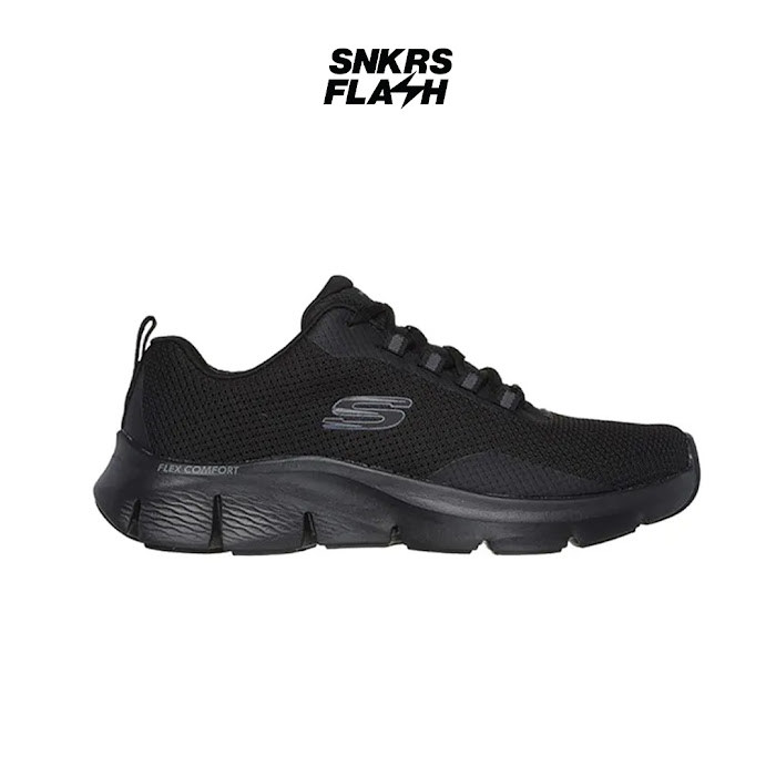 SKECHERS Sport Flex Comfort Triple Black Sepatu Training Pria - 232686BBK