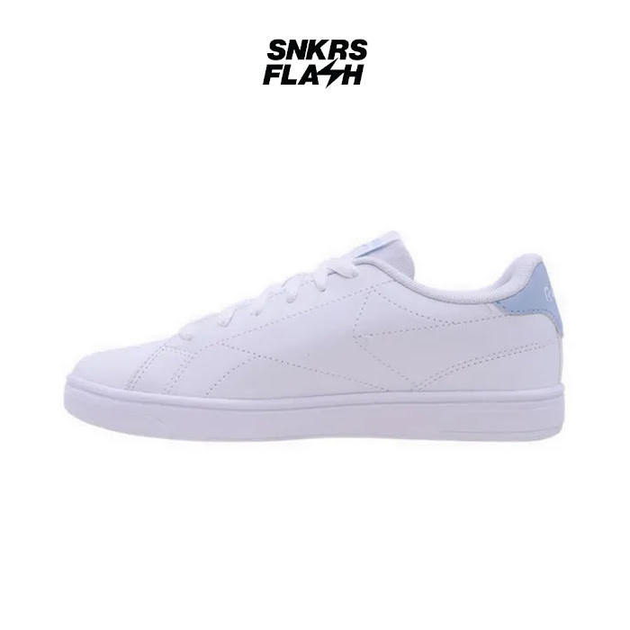 REEBOK Court Clean White Light Blue Sepatu Sneakers Wanita - 100220888 - Size 38