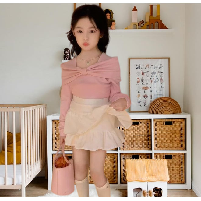 Sabrina Pita Top Anak Perempuan Lengan Panjang Korean Style / ashion Anak Gaya Korea