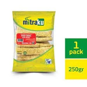 Mitraku Fish Roll Lada Hitam 250Gr