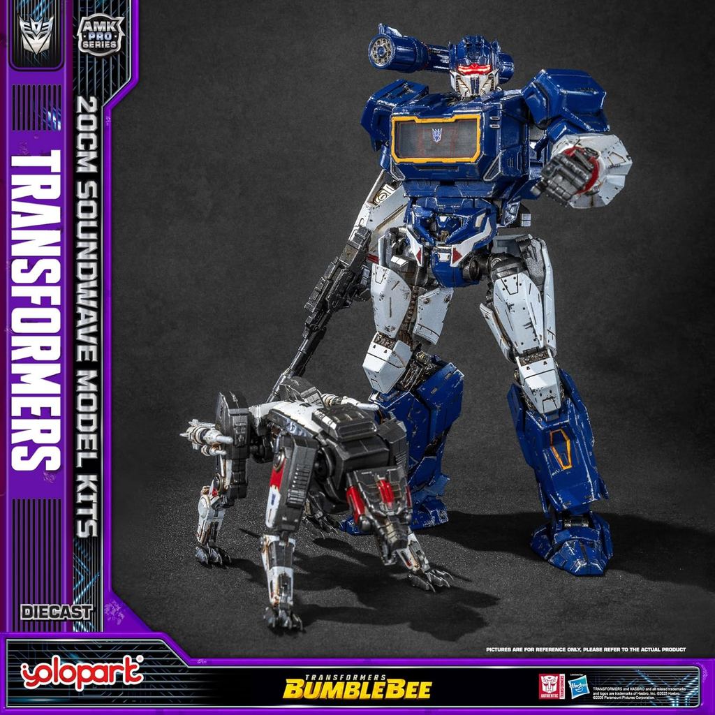 YOLOPARK Transformers:AMK PRO Soundwave and Ravage