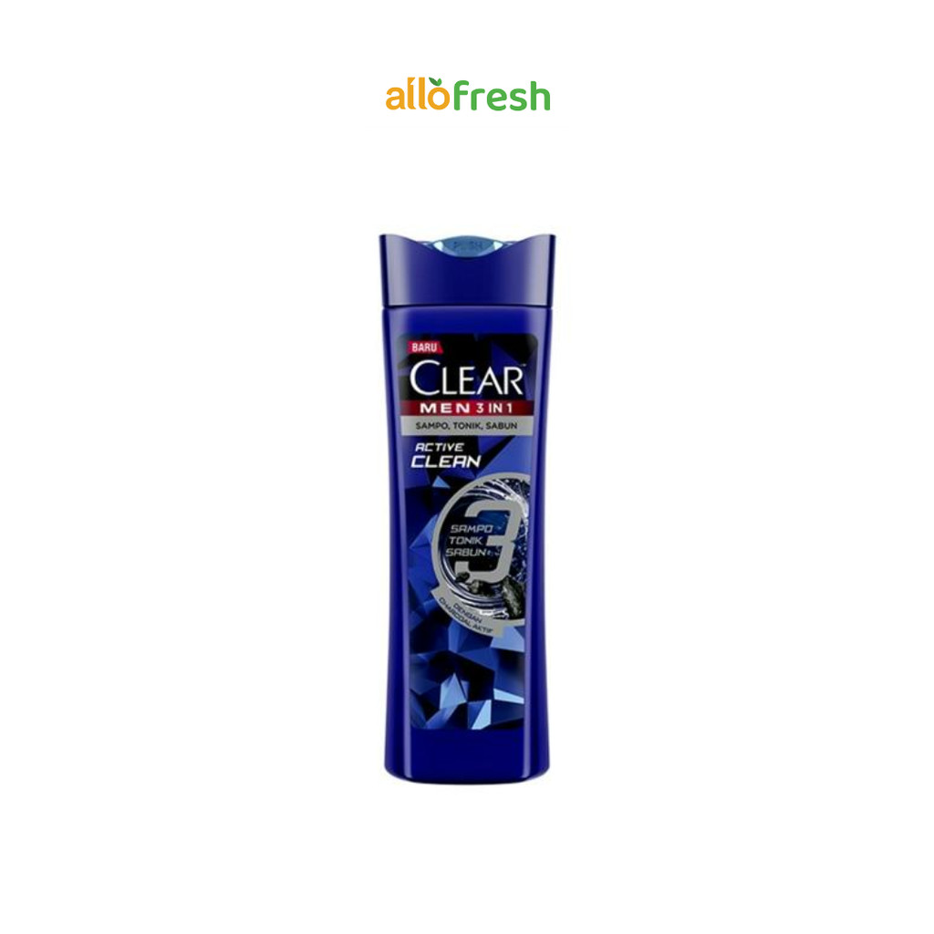 Clear Men 3In1 Active Clean 160 ml