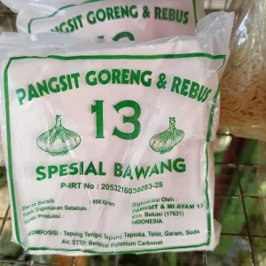 pangsit goreng & rebus