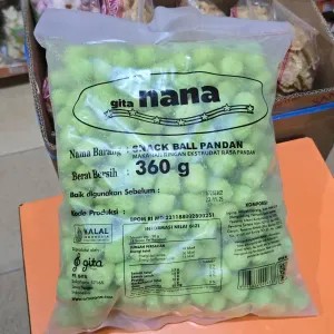 Nana snack ball pandan 360 gr