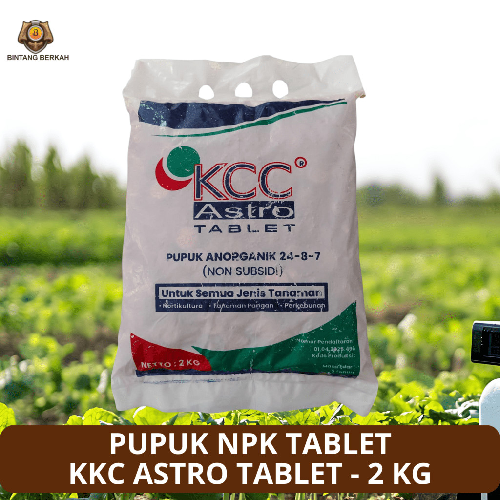 KCC Astro 2 Kg Pupuk NPK Tablet untuk Pertumbuhan dan Pembuahan