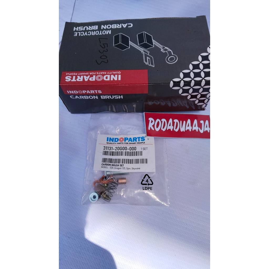 INDOPART COOL BRUSH / ARANG STATER / BROSTEL SUZUKI SHOGUN NEW 125,SPIN IP-31131-20G00-000