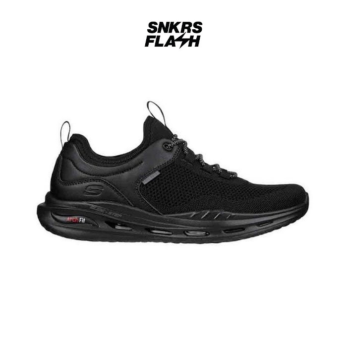 SKECHERS Arch Fit Orvan Triple Black Sepatu Sport Pria - 210480BBK - Size 40