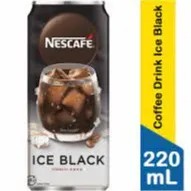 Nescafe ice black kaleng isi 10 220ml