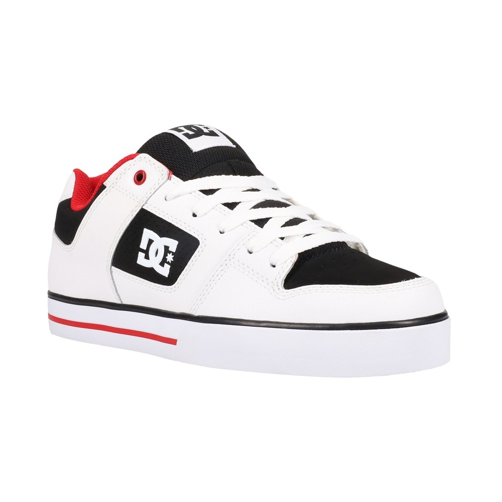 DC Shoes Cupsole Shoe Pure White/Black/Red 300660