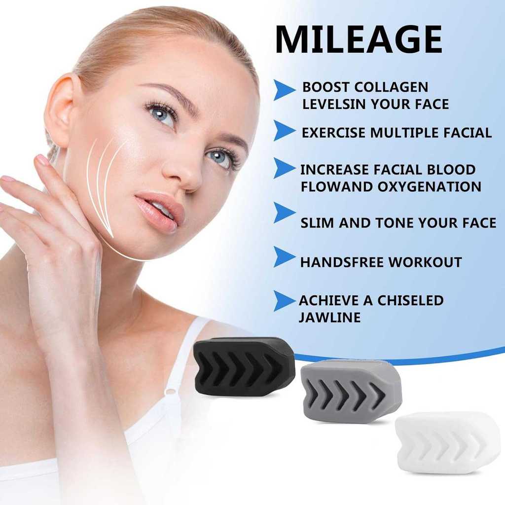 Alat Latihan Rahang Silicone Jaw Trainer Mastic Ball 2 PCS LV-32 Universal Murah High Quality