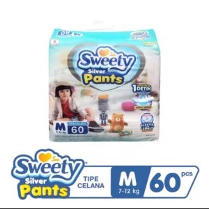 Pampers Sweety Silver Pants M60