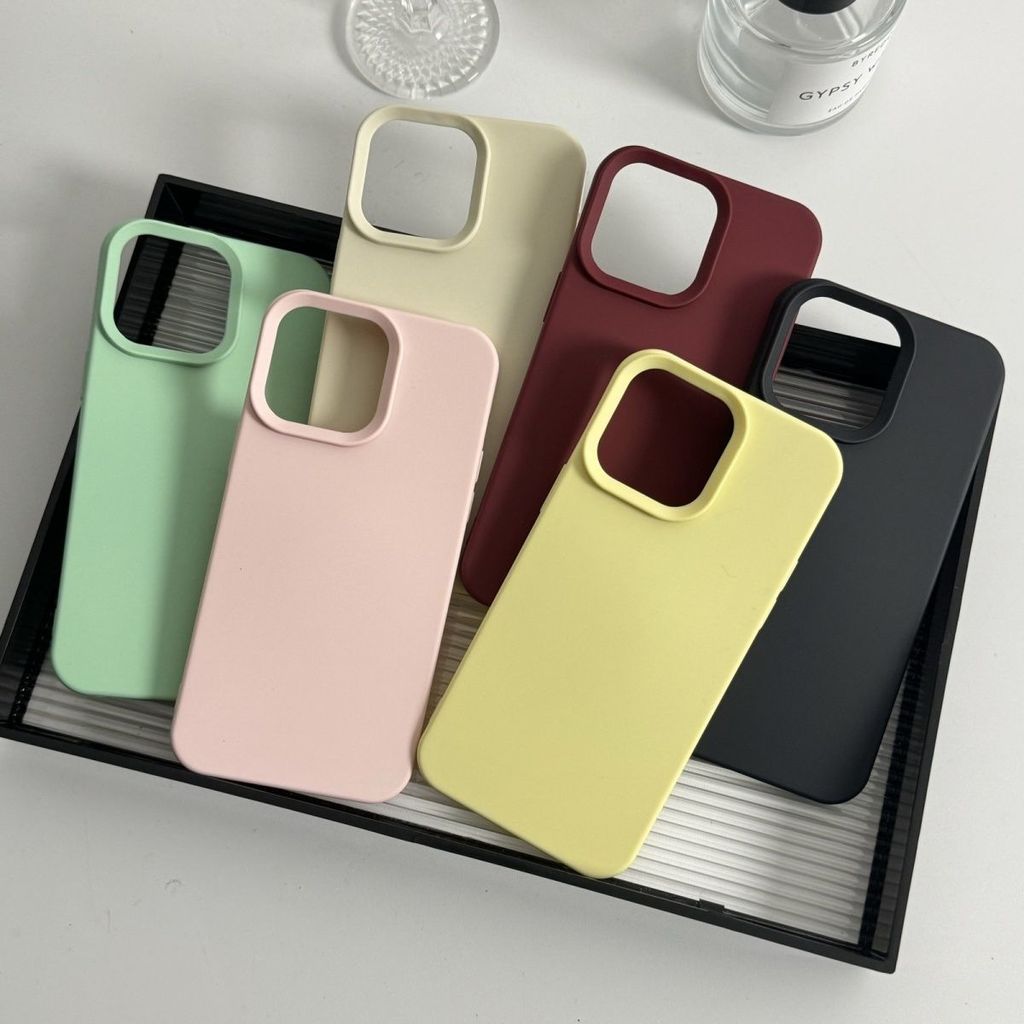 Soft [Case Senlin] Warna Case Hp Iphone 17 16 Pro Max Ip 13 11 16 Plus 15 14 13 12 11 Nmk Silicone U