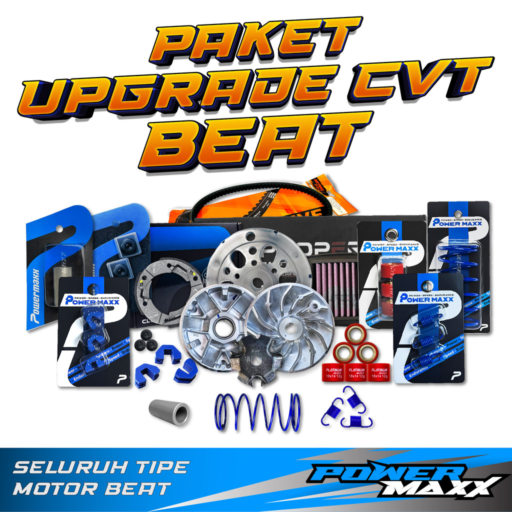 PAKET UPGRADE KIRIAN RACIKAN CVT BEAT deluxe pop esp fi karbu karburator street paketan lengkap extr