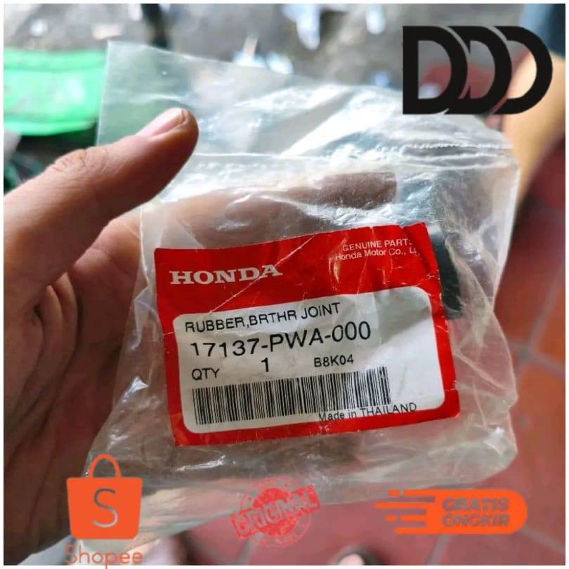 17137 PWA Plastik Karet Gromet Tube Breather Pipa Box Boks Rumah Tabung Filter Udara Honda Jazz City