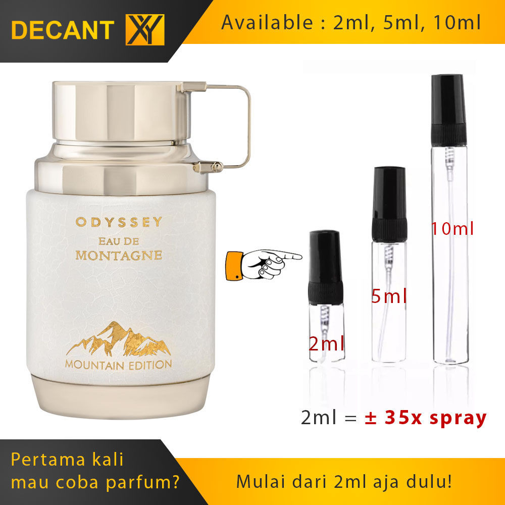 Decant Armaf Odyssey Eau De Montagne - 2ml 5ml 10ml