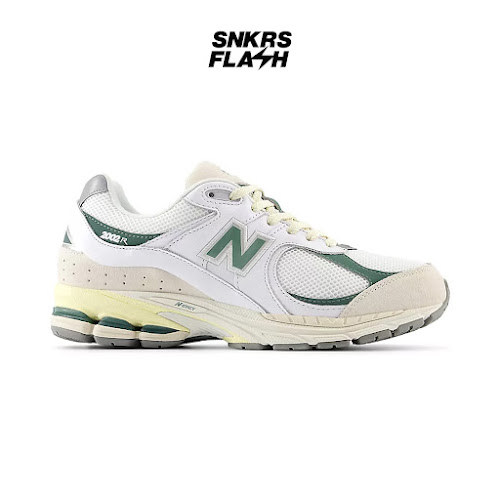 NEW BALANCE 2002R White Dark Juniper Sepatu Sneakers Unisex  - U2002RWA - Size 38