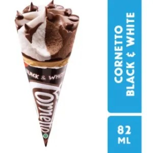Walls Ice Cream Cornetto Black&White 80ml