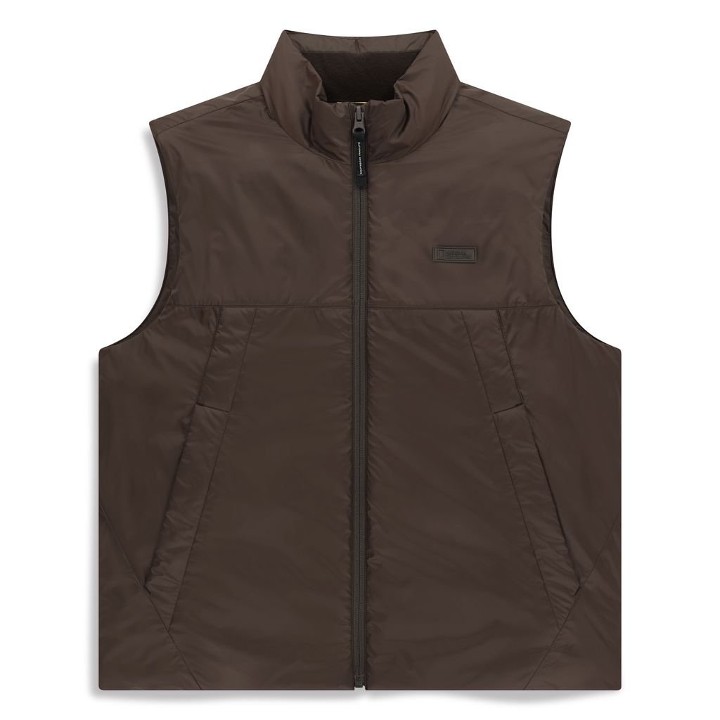 National Geographic [Pertex] Kids Graphene Padding Vest Brown Brown - Rompi Brown