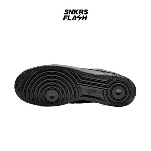 NIKE Air Force 1 07 Triple Black Sepatu Sneakers Unisex - CW2288001 - Size 45