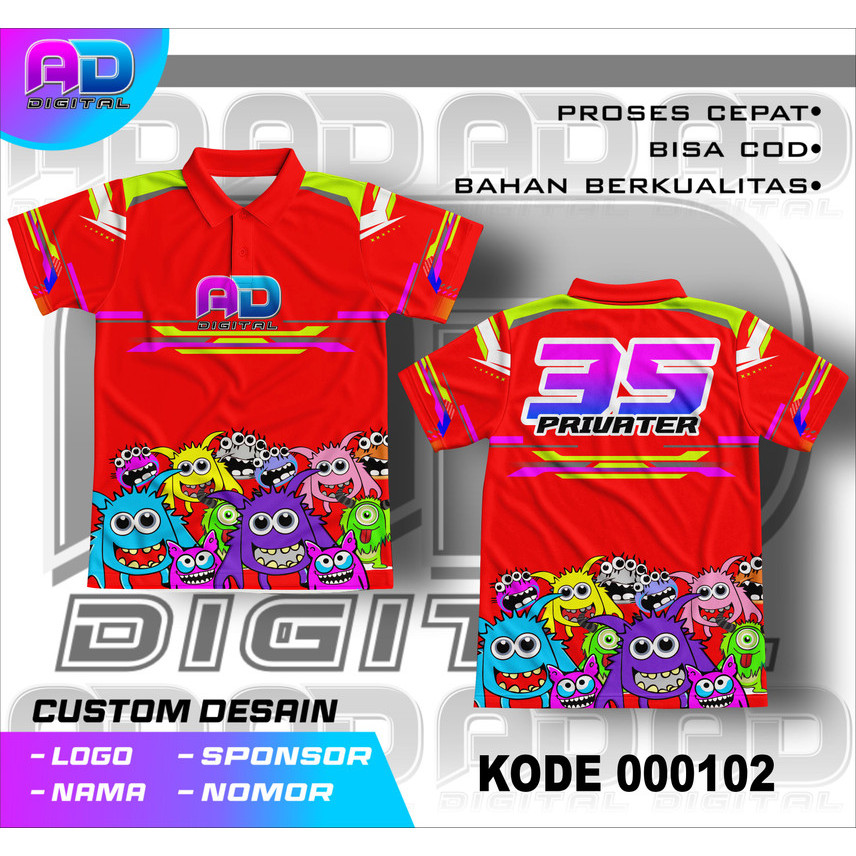 Jersey Futsal Custom Dryfit Full Printing Premium – Baju Kaos Lengan Panjang Desain Nomor Sendiri Ke