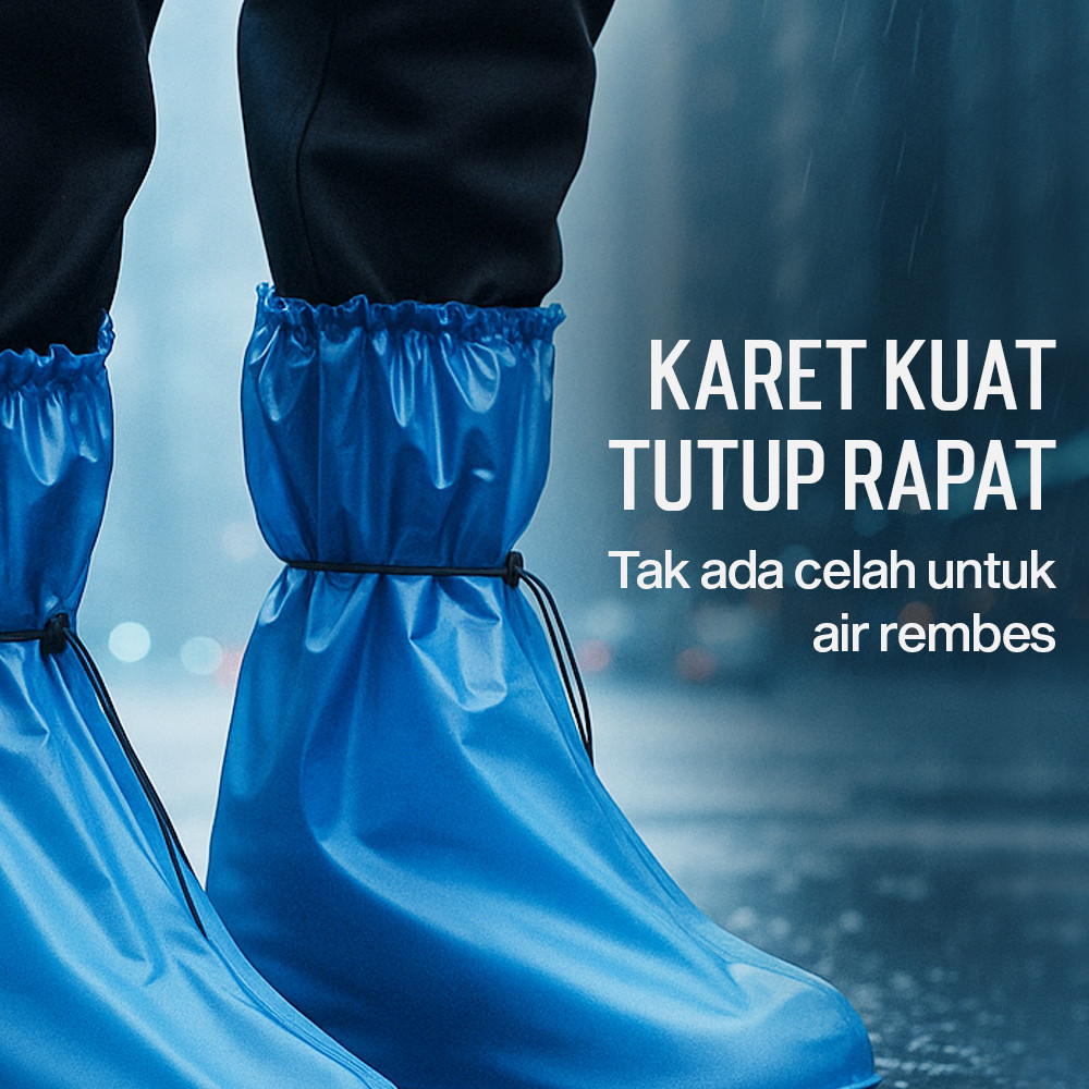 Jas Hujan Sepatu Raincoat Shoes Safebet Cover Hujan Anti Air — 7