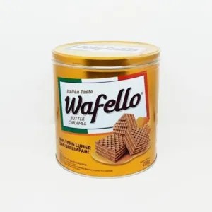 WAFELLO BUTTER CARAMEL KALENG 234g