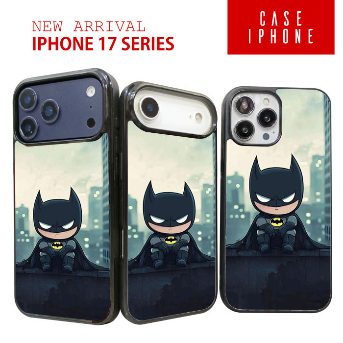 Case Casing TPU iPhone 17 16 15 14 13 12 11 XR XS Mini Plus Pro Max Air Batman RK291 Hybrid Case Rub