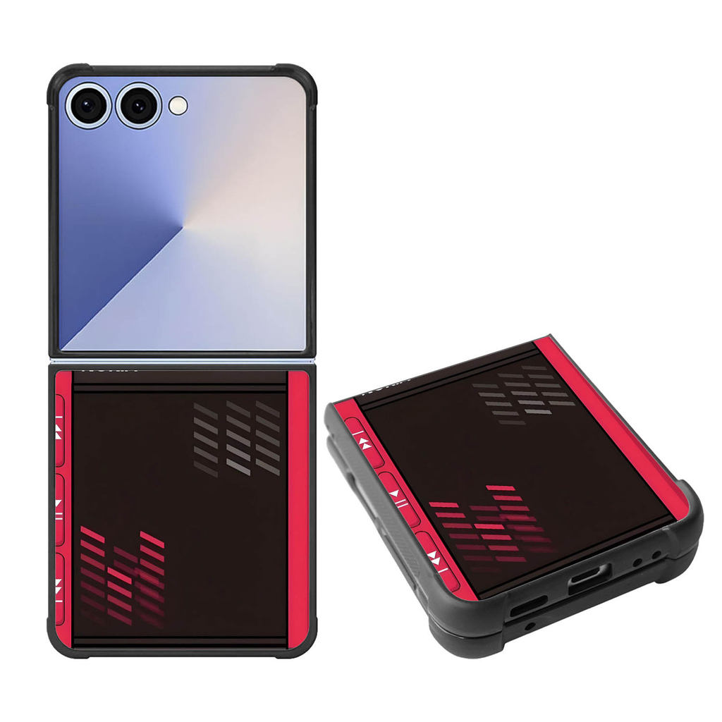 Casing HP Hybrid Case Samsung Galaxy Z Flip 7 6 5 4 3 5G Retro Nokia Vibes