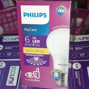 Philips Lampu led 6w kuning