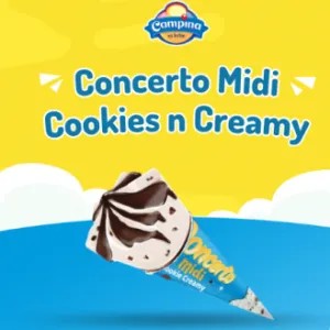 Concerto Midi - Cookies n Creamy 80ml