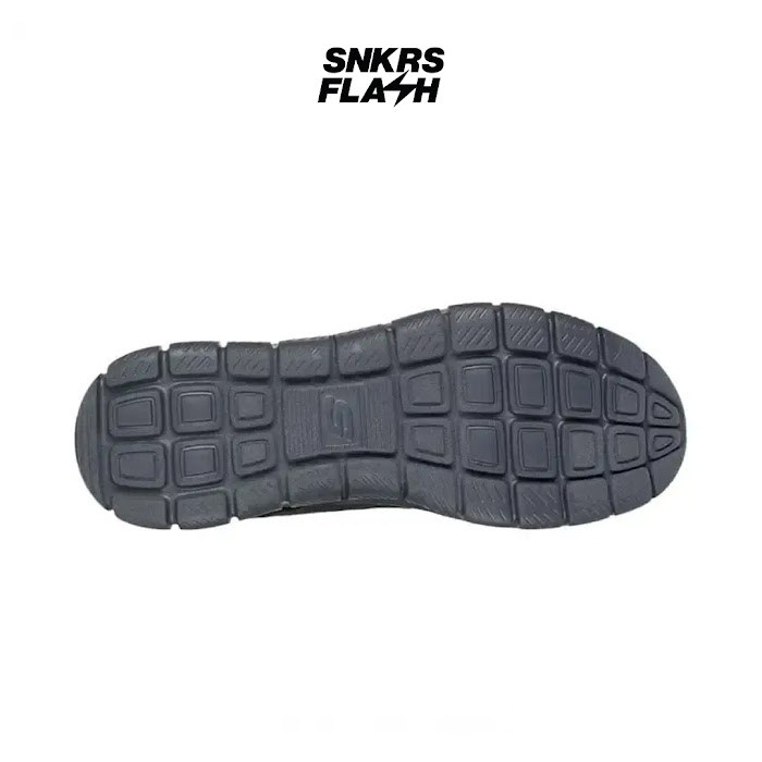 SKECHERS SPORT TRACK BLACK GREY - 232965BKCC - Size 42