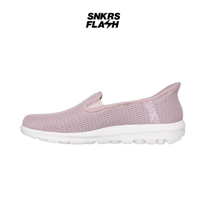 SKECHERS Go Walk Travel Mauve Sepatu Casual Wanita - 124770MVE - Size 37.5