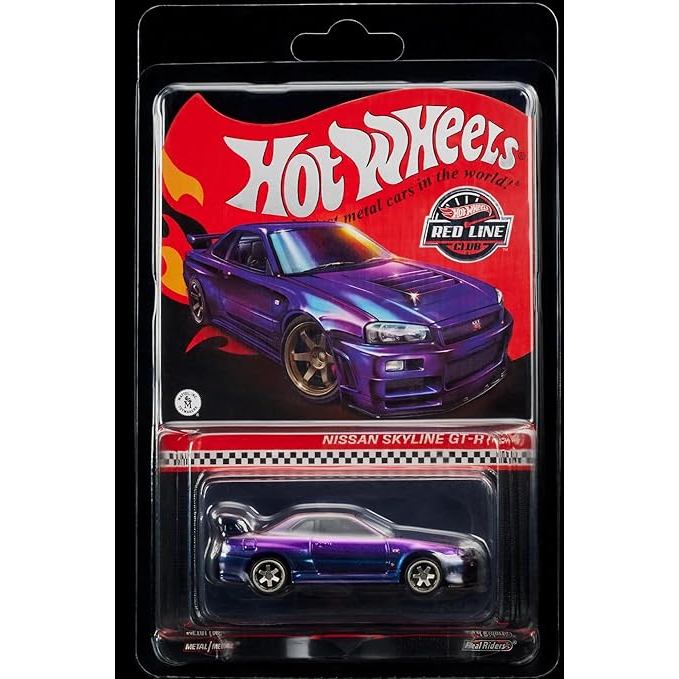 Hot Wheels Nissan Skyline GT-R BNR34 Collectors RLC Exclusive