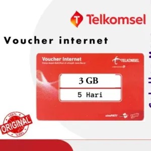 Voucher Telkomsel 3gb/5H