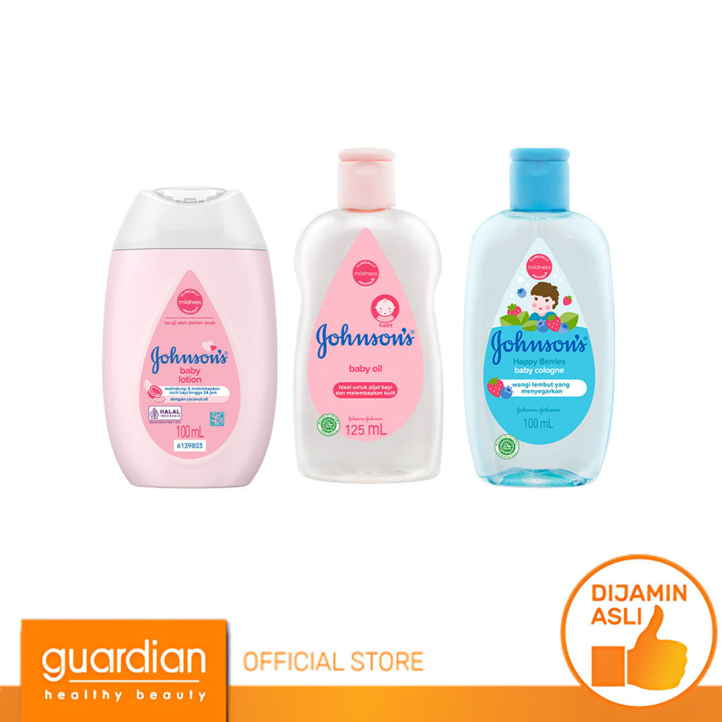 [Bundling] Johnson’s Baby Cologne Happy Berries 100 ml + Johnson’s Baby Milk Lotion 200 ml + Johnson